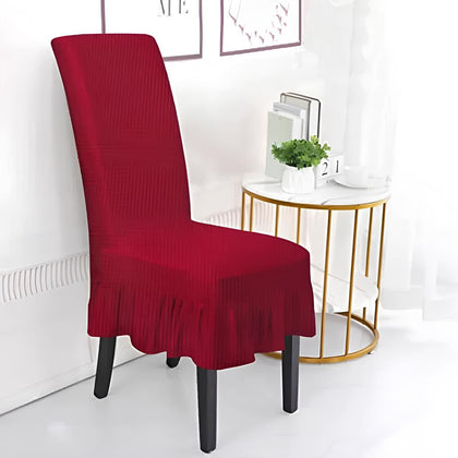 Short Frill Chair Cover