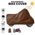 100% Waterproof Motorcycle Cover for CD 70 & CD 125 – Dustproof Bike Protector | In Brown Color