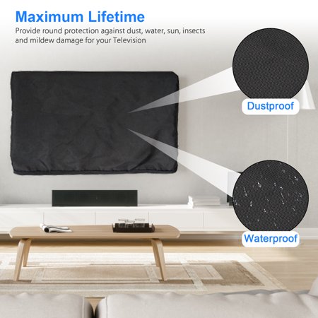 Water-Resistant & Dustproof LED TV Cover – LCD Screen Protector (All Sizes) | In Mahroon Color