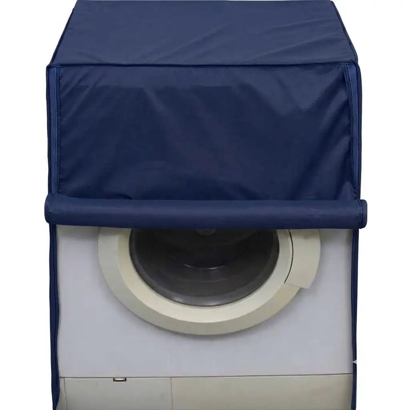 100% Waterproof Front Load Washing Machine Cover – Dustproof Washer Protector (All Sizes) | In Navy Blue Color