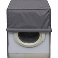 100% Waterproof Front Load Washing Machine Cover – Dustproof Washer Protector (All Sizes) | In Gray Color