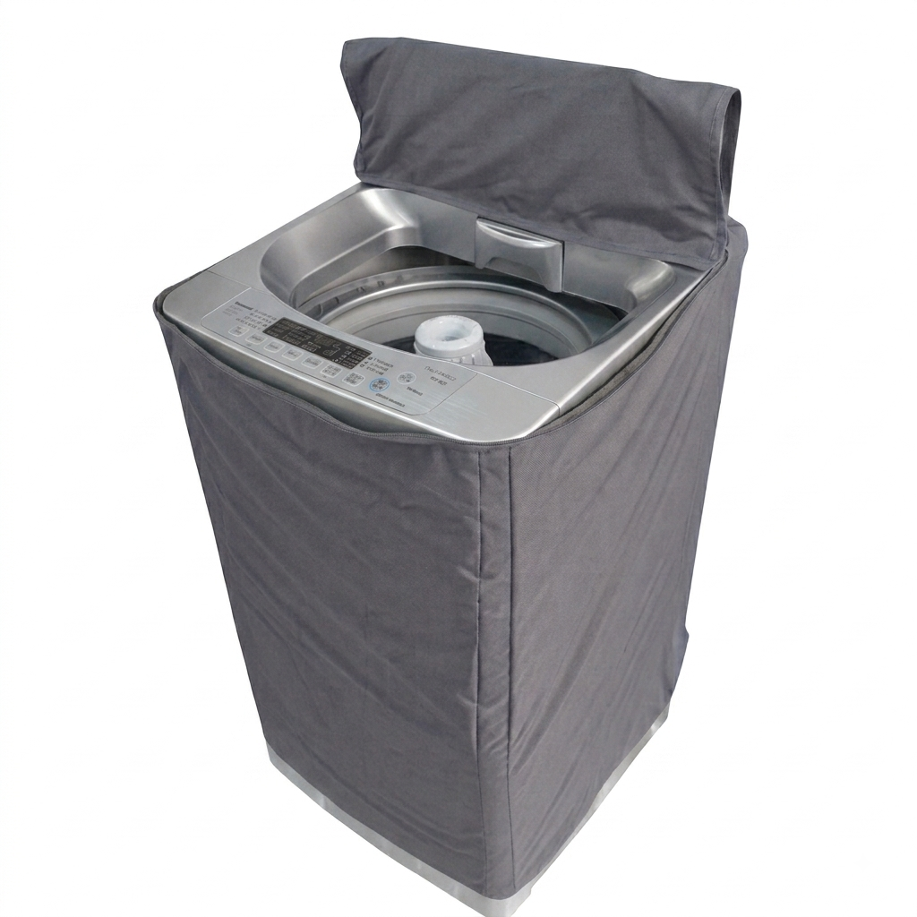 100% Waterproof Top Load Washing Machine Cover – Dustproof Protector (All Sizes) | In Gray Color