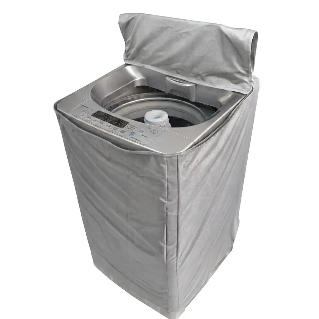 100% Waterproof Top Load Washing Machine Cover – Dustproof Protector (All Sizes) | In Silver Color