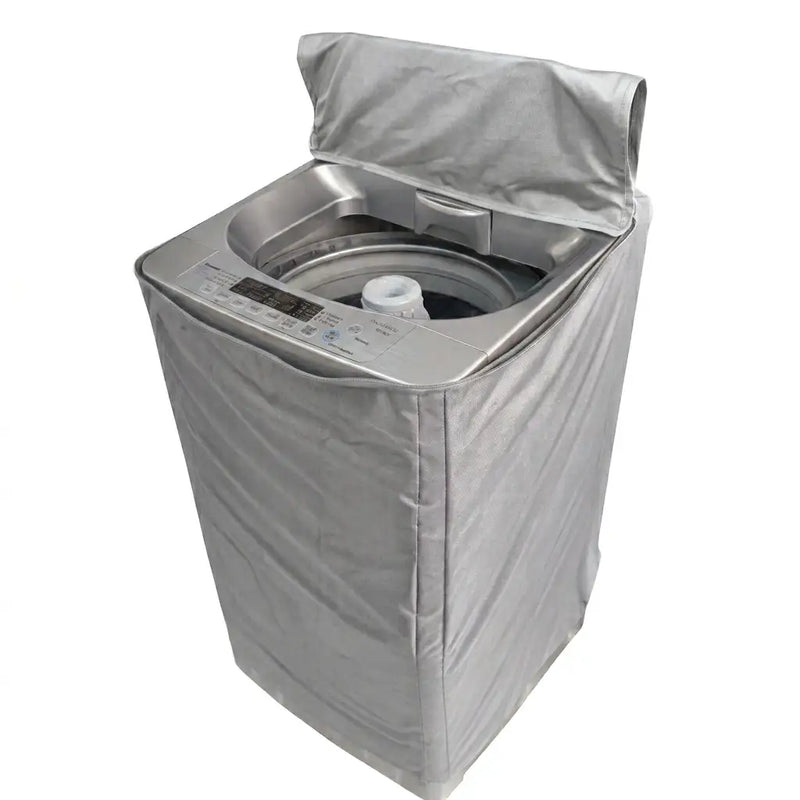 100% Waterproof Top Load Washing Machine Cover – Dustproof Protector (All Sizes) | In Silver Color