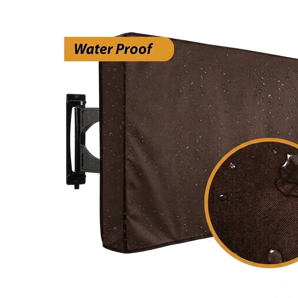 Water-Resistant & Dustproof LED TV Cover – LCD Screen Protector (All Sizes) | In Brwon Color
