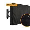 Water-Resistant & Dustproof LED TV Cover – LCD Screen Protector (All Sizes) | In Black Color