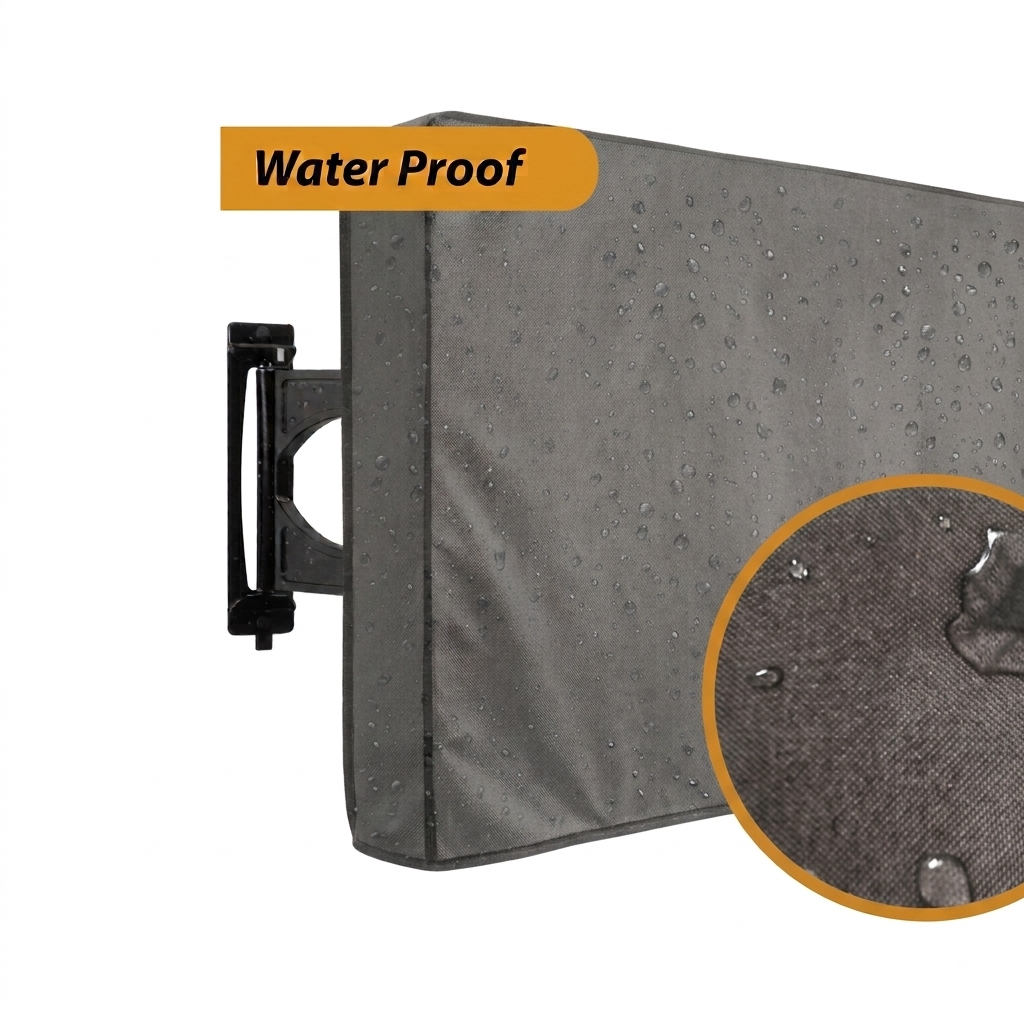 Water-Resistant & Dustproof LED TV Cover – LCD Screen Protector (All Sizes) | In Gray Color