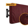 Water-Resistant & Dustproof LED TV Cover – LCD Screen Protector (All Sizes) | In Mahroon Color