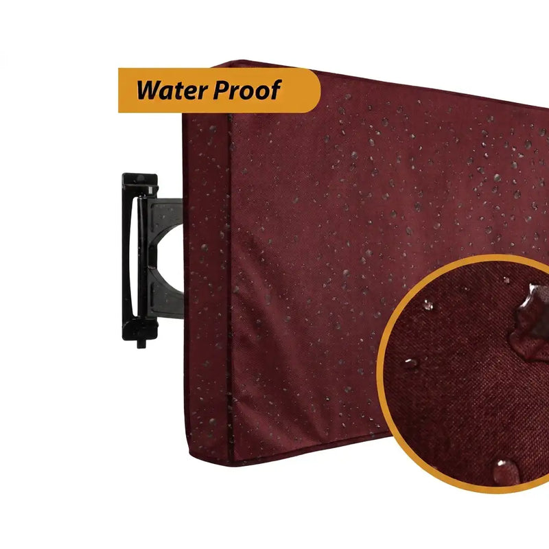 Water-Resistant & Dustproof LED TV Cover – LCD Screen Protector (All Sizes) | In Mahroon Color