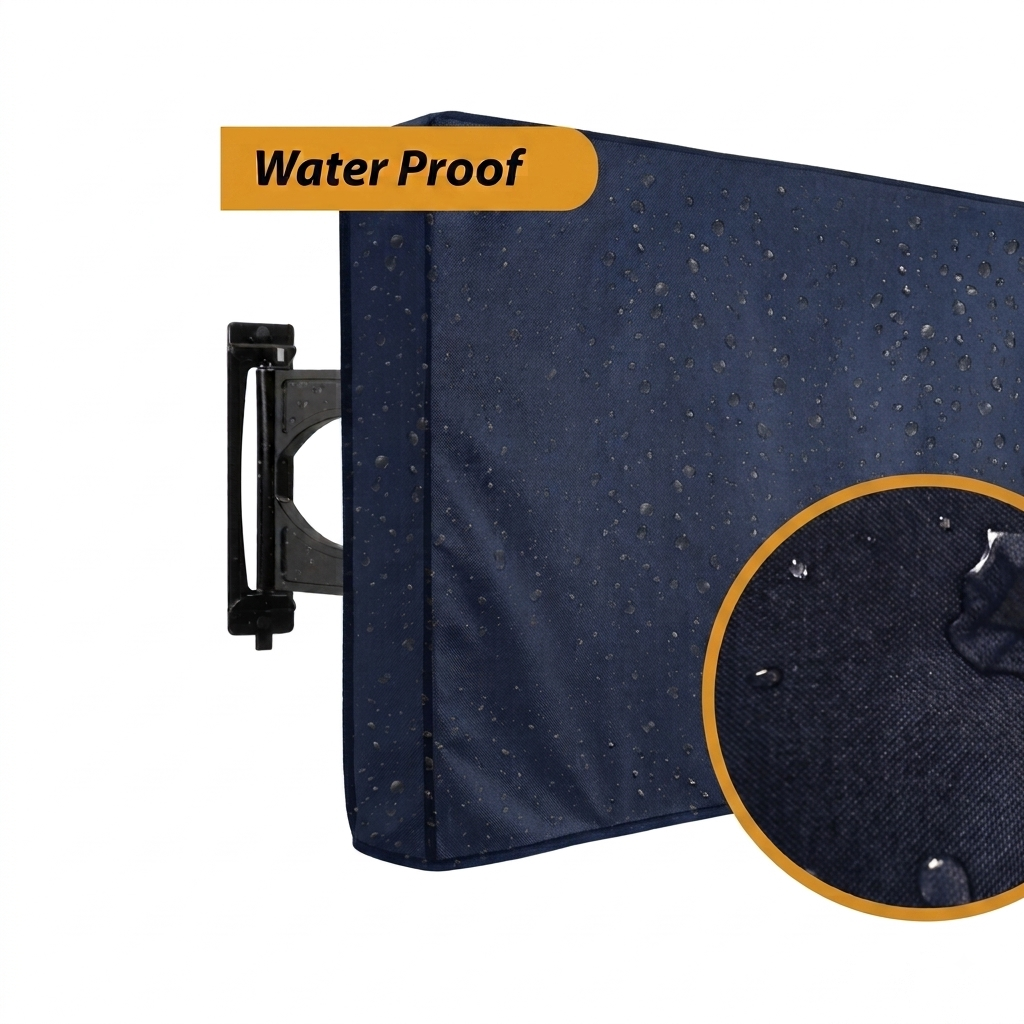 Water-Resistant & Dustproof LED TV Cover – LCD Screen Protector (All Sizes) | In Navy Blue Color