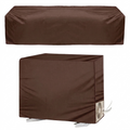 Water-Resistant & Dustproof AC Cover – Indoor & Outdoor Unit Protector | In Brown Color