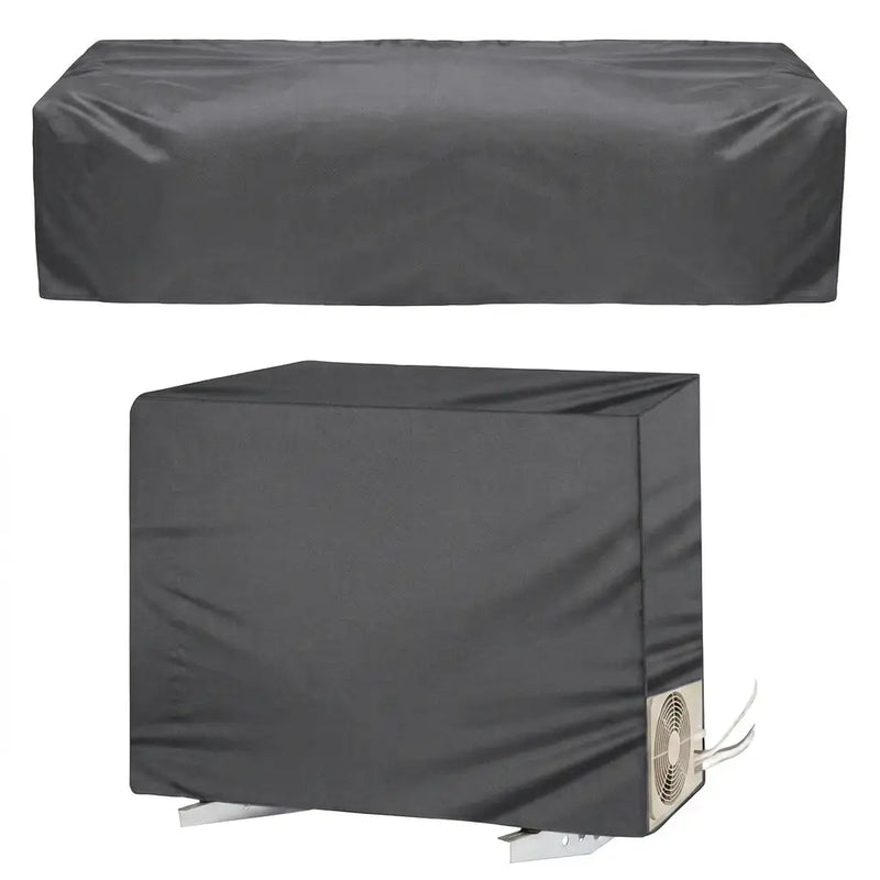 Water-Resistant & Dustproof AC Cover – Indoor & Outdoor Unit Protector | In Gray Color