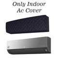 Premium Quilted Split AC Indoor Cover – Dustproof & Protective AC Cover In Black Color