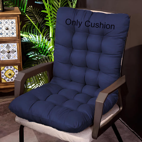 Chair Sitting Cushion Long Padded-Blue
