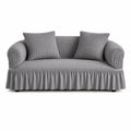 Luxury Turkish Bubble Stretch Sofa Cover for Living Room | In Gray Color