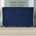 Cotton Quilted LED TV Cover – Dustproof LCD Screen Protector (All Sizes) | In Navy Blue Color (