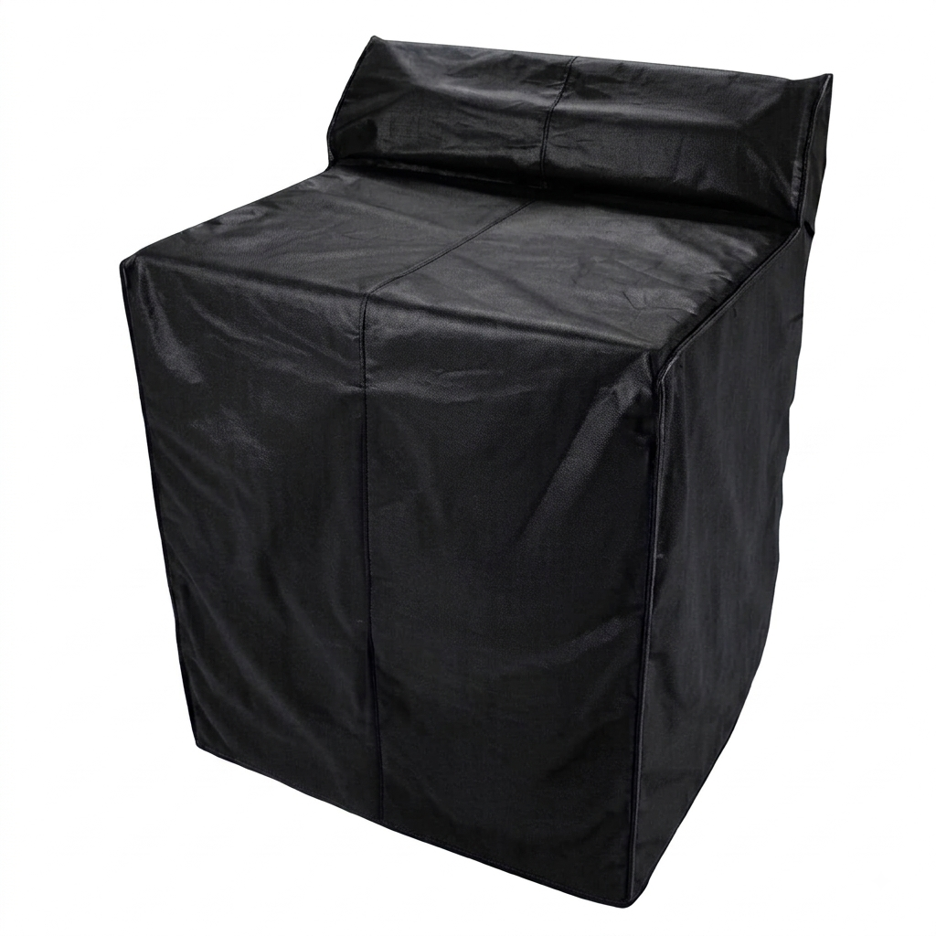 100% Waterproof Twin Tub Washing Machine Cover – Dustproof Washer Protector (All Sizes) | In Black Color