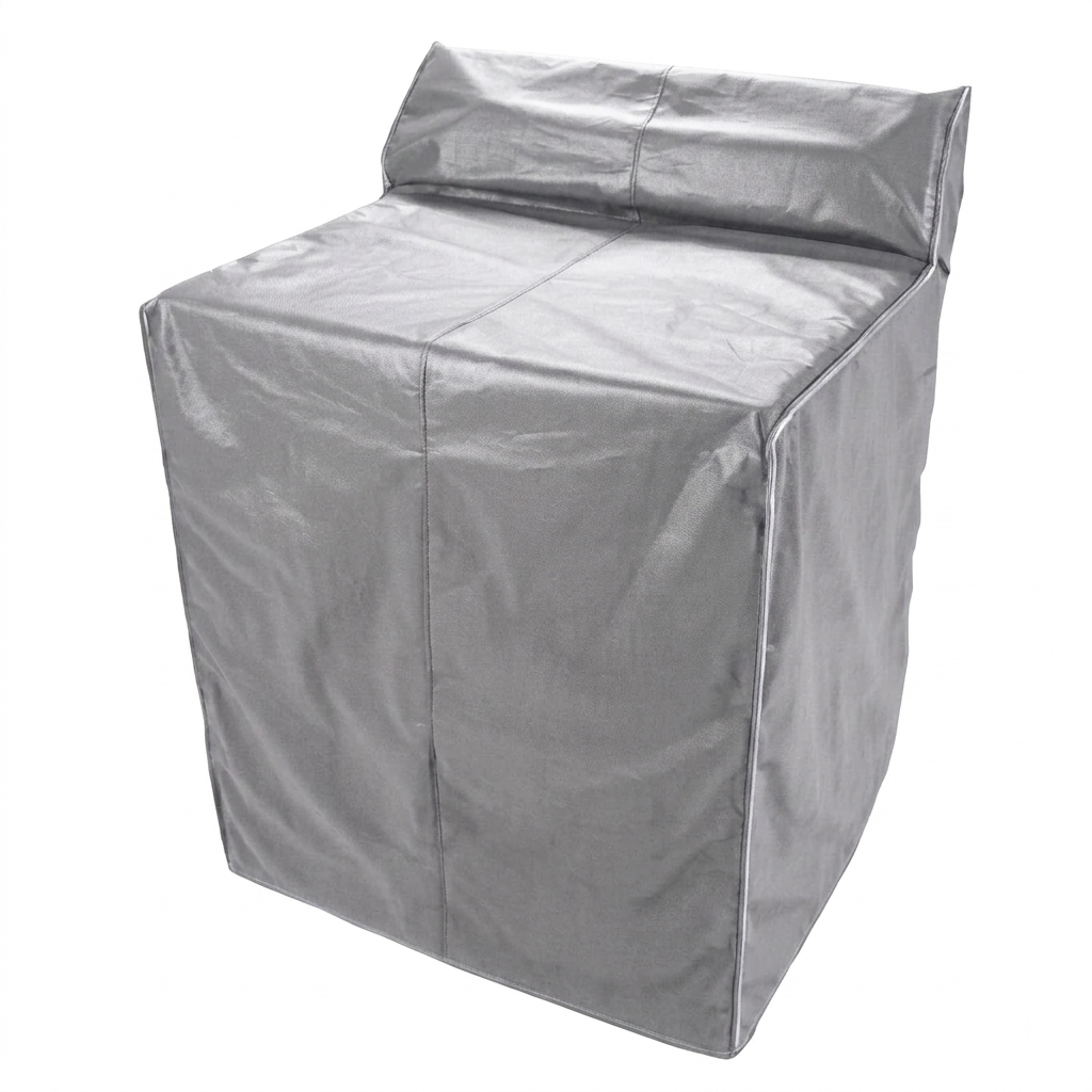 100% Waterproof Twin Tub Washing Machine Cover – Dustproof Washer Protector (All Sizes) | In Silver Color