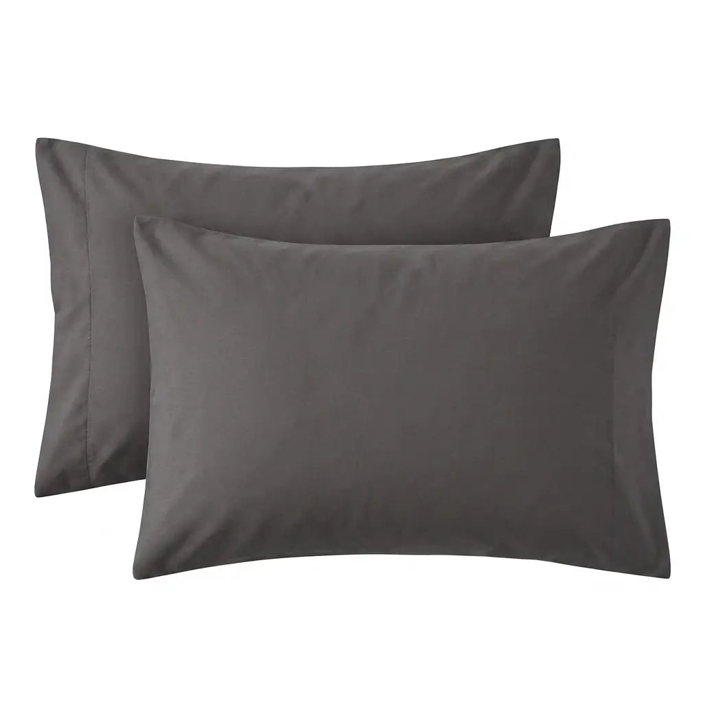100% Waterproof Pillow Protector with Zipper – Dustproof & Allergen-Proof Pillow Cover | In Gray Color